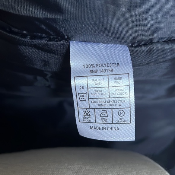 Nomad quilted navy and black xip up jacket size L - Picture 3 of 5